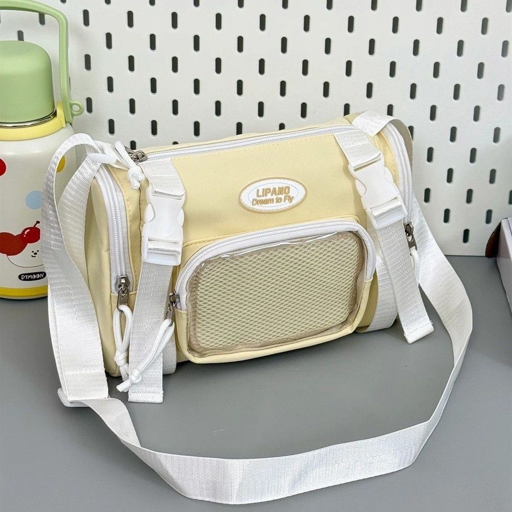 Japanese Harajuku Niche Design Transparent Y2K Ulzzang Ita Bag 10cm Dolls Bag Light Mobile Phone Bag Student Crossbody Bag