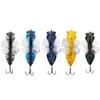 Hard Fish Lure Bionic Cicada Shape Fishing Bait with Rotating Spins Propeller Treble Hook 7.5cm