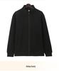 Men's Warm Hua Cotton Stand Collar Hoodie Jacket, 320g, Thickened, Versatile Casual Zip-Up - Perfect for Spring and Autumn