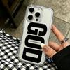 For Iphone 11 Pro Max Case God Letter Protective Cover For Iphone 15 14 17 Plus 13 Air 12 16 Cover Funda