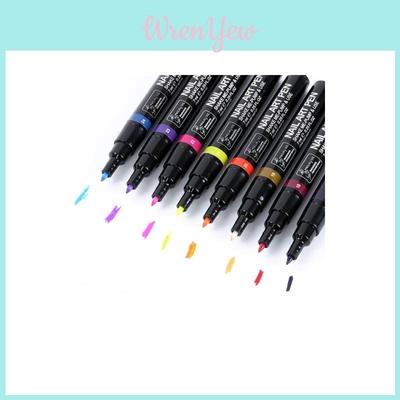 Premium 16 Colors Nail Art Pen Painting Design Tool For Elegant Nail Art Creations