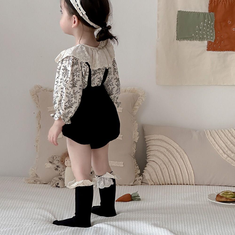 Ruffle Baby Jumper Dress Lotus Leaf Collar Baby Shorts Climb Suit  Newborn Baby