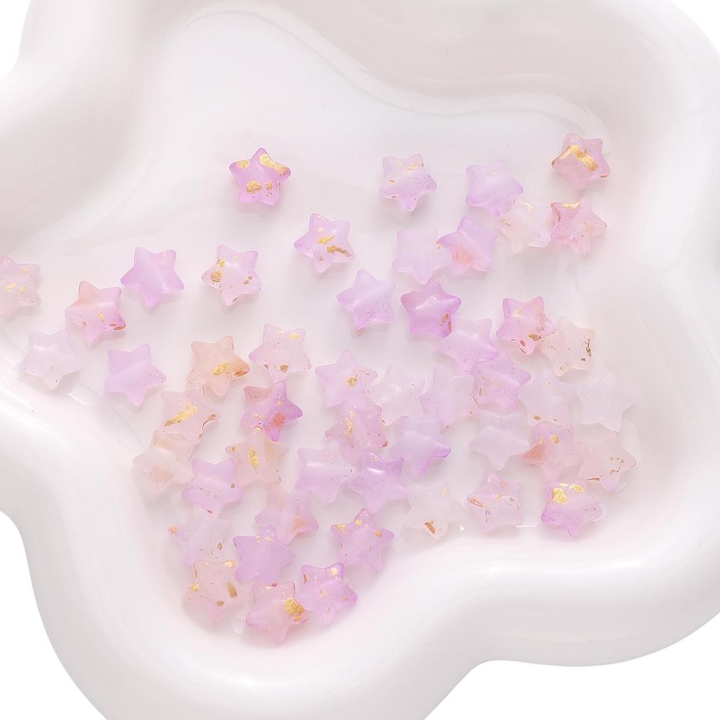 50Pcs Acrylic Star Beads For DIY Necklace Bracelet Earrings Jewelry Making Craft Accessories