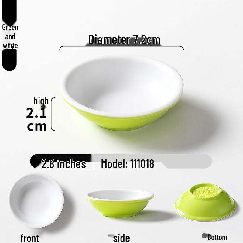 Jijun Melamine Floral Dipping Dish (10-Pack)