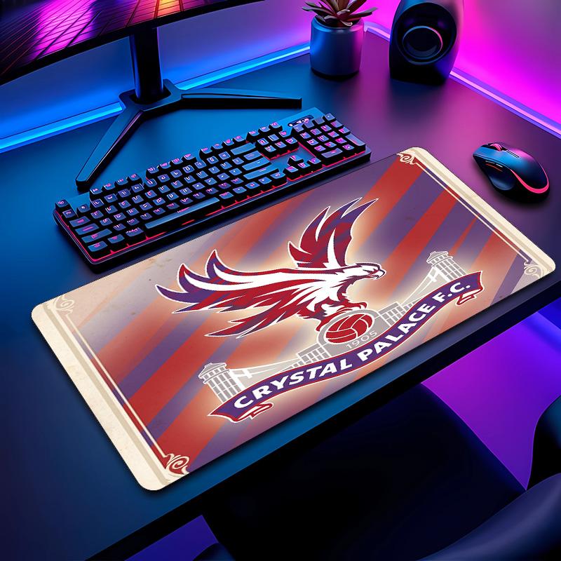 Crystal Palace Football Pattern Mouse Pad Non?Slip Rubber Base Gaming Mousepad For Desk Office Home
