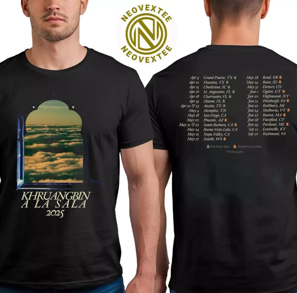 Khruangbin Band A La Sala Tour 2025 Dates List Two Sides Unisex T-Shirt Unisex T-Shirt M
