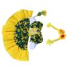 Sunflower Goose Outfit Unique Fade Proof Machine Washable Goose Statue Costume with Wig for Decoration