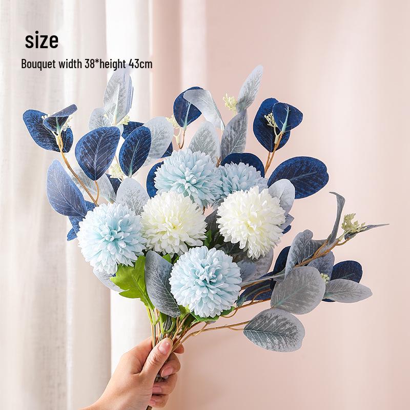 Silk Rose Flower Arrangement for Dining Table or TV Cabinet