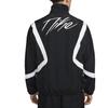 Nike Icon Retro Sports Stand Collar Zipper Design Color Block Logo Print Long Sleeve Jacket Men jackets Black White FZ0248-010
