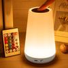 13 Color Changing Night Light RGB Remote Control Touch Dimmable Lamp Portable Table Bedside Lamps USB Rechargeable Night Lamp