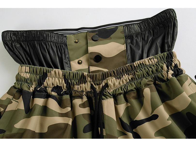Calças de Esqui Camufladas Unissex: Equipamento de Snowboard à Prova de Vento, Impermeável, Espesso, Forrado com Fleece, Estilo Americano.