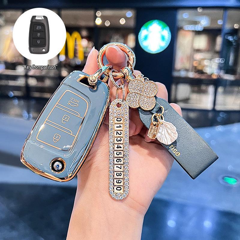 Hyundai Key Case for Ix35, Langdong, Mingtu, Lingdong, Elantra, Yue Dong, Ix25, Reina, Festiva