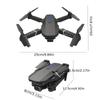2025 E88Pro RC Drone 4K 1080P Wide Angle HD Camera Foldable Helicopter WIFI FPV Height Hold Gift Toy