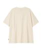 Treasure Magazine Pigment-Dyed Short Sleeve T-Shirt Cream