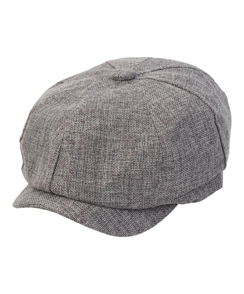Yunibeosyeolkemiseuteuli Linen Logo Gray Banding Hunting Cap