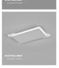 Full Spectrum Eye Protection Ceiling Lamp for Living Room, Study, Bedroom, or Restaurant - 2023 Modern Design.