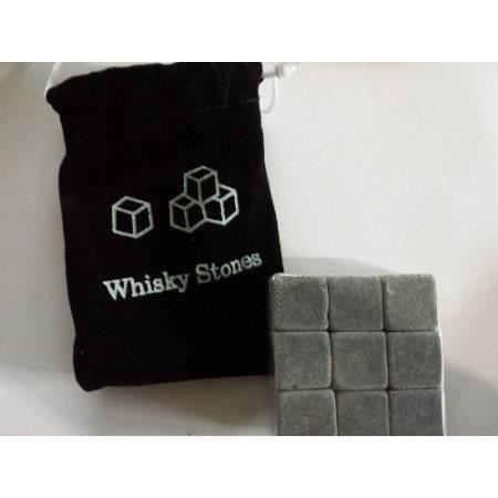 8 glaçons à whisky en pierre