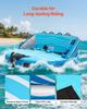 VEVOR Towable Tubes for Boating, 3-Rider Inflatable Towable Tube for Boat to Pull, 231 kg Capacity Water Sports Boating Tubes - with Full Nylon Cover