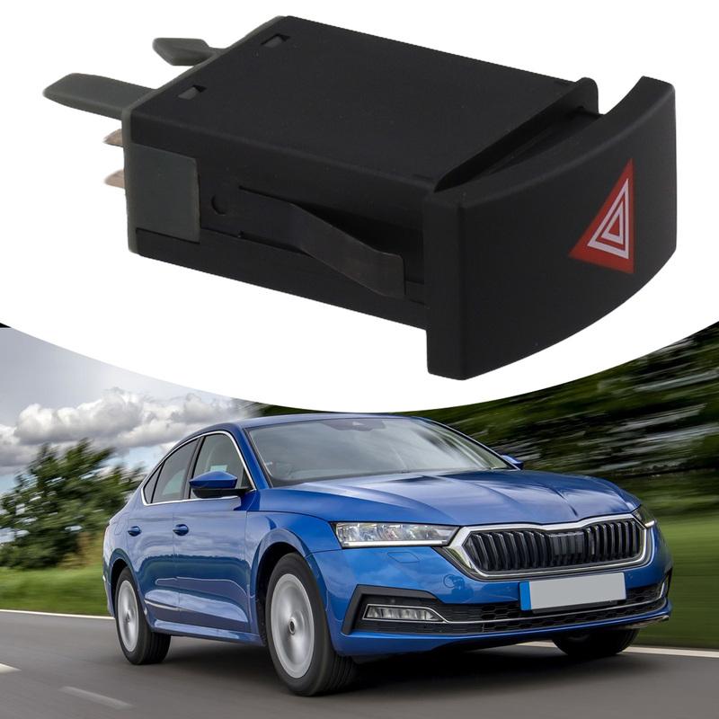 2002-2008 Button Hazard Warn Button Switch Car Parts Replacement As Shown Easy Tallation OE Part Number 3U0953235H