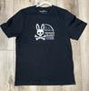 Psycho Bunny Pima Cotton Polson Graphic T-Shirt Black Size 8 XXL Unisex T-Shirt