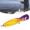 Big Popper Lure Attractive Color Reflective Design Basswood 18cm 120g Wooden Bait for Bass Tuna GT Trout