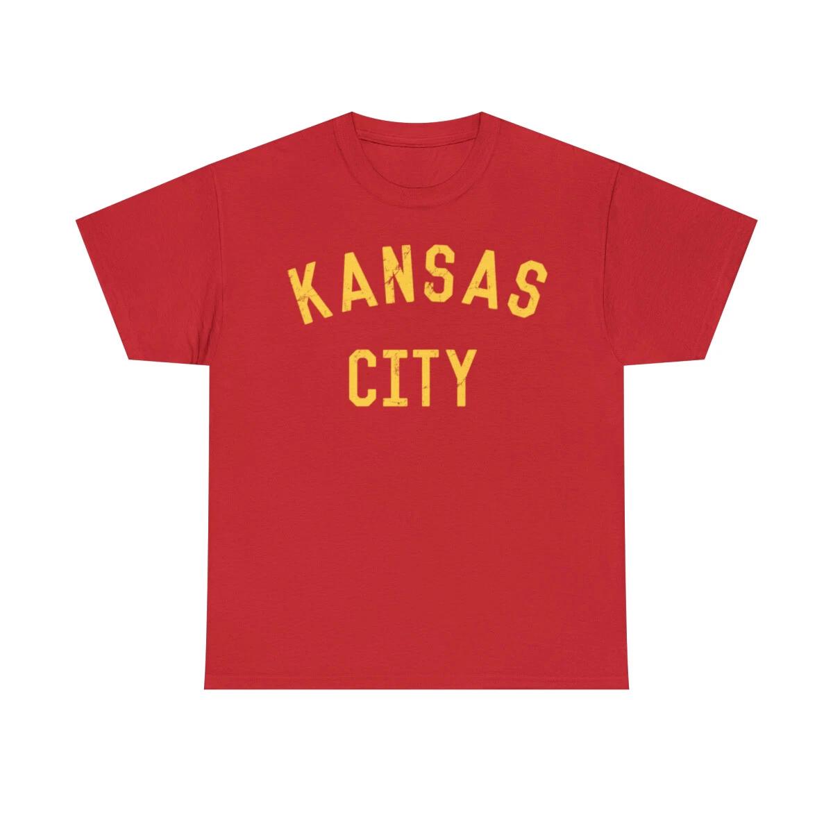 Retro Kansas City KC Short Sleeve Graphic T-Shirt, Sizes S-5XL S