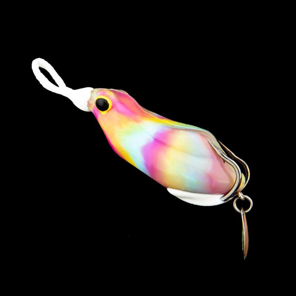 

7pcs High Quality Silicone Frog Lure 6.5cm-14g Double Hooks Swimbait Soft Fishing Bait Fishing