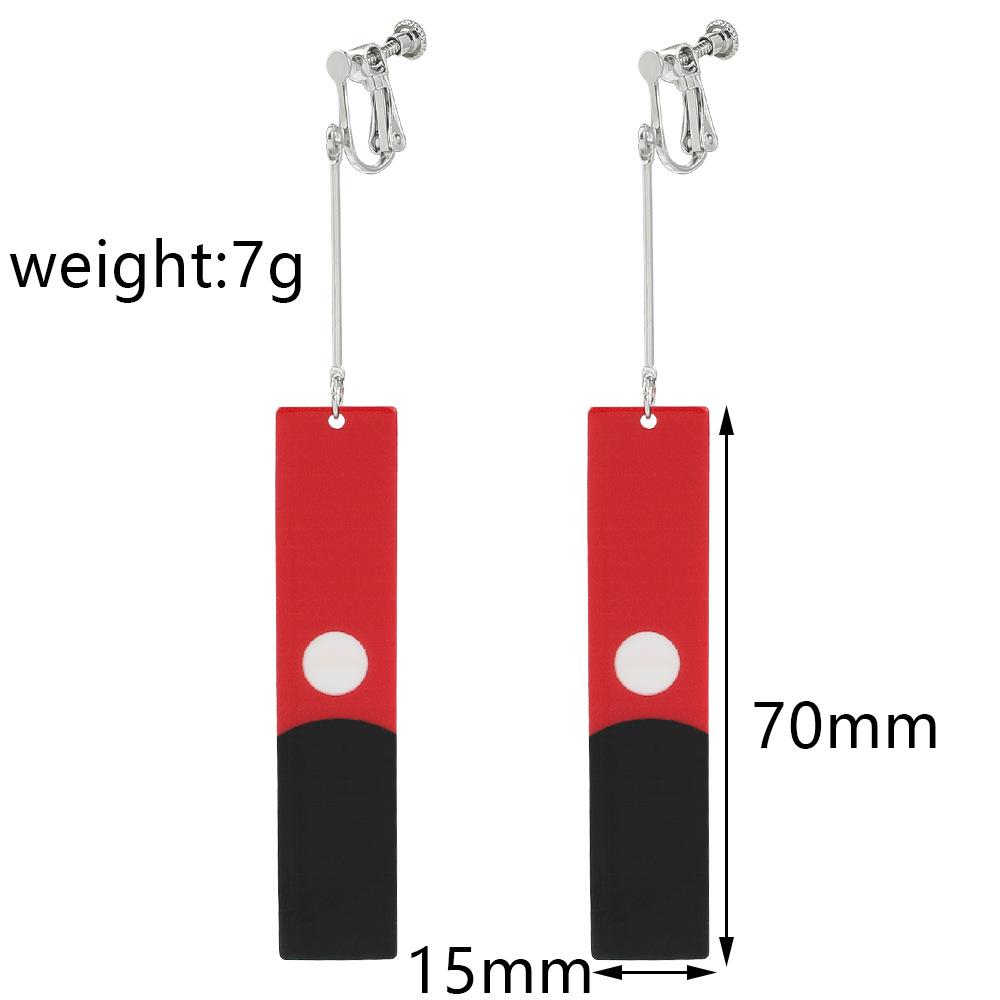 Anime Acrylic Pendant Dangle Earrings Cosplay Props for Women Men Jewelry Accessories