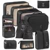 Seven-Piece Travel Storage Set: Wash Bag, Clothes, Underwear Organizer & Folding Sub-Pack