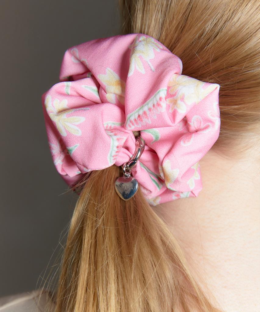 Sinoon Pattern Scrunch (Rose Pink)