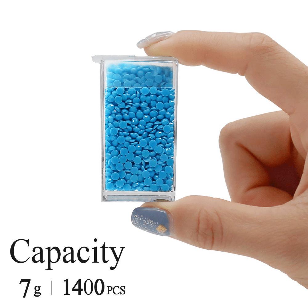 Compact 64-Compartment Diamond Painting Storage Box for Beads, Crafts, and Art Projects