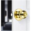 Stainless Steel round Ball Door Knobs Passage Entrance Lock Handle for Bedrooms Living Rooms Hardware Accessories
