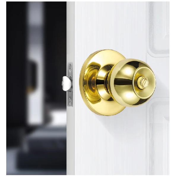 Stainless Steel round Ball Door Knobs Passage Entrance Lock Handle for Bedrooms Living Rooms Hardware Accessories