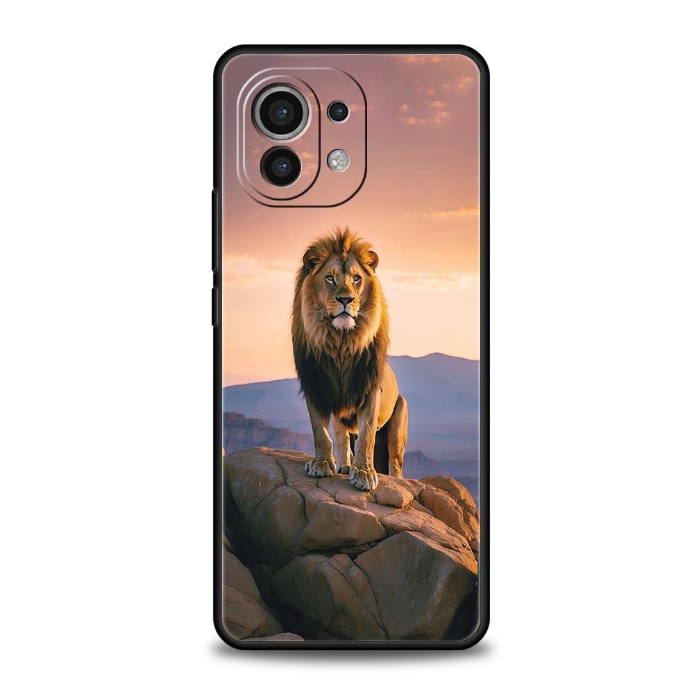 Lion King animal Phone Case For Xiaomi Mi 17 15T 15 14 14T 13T 12T Pro 12 13 Lite 5G 11T Poco X6 X7 X5 Pro Soft Cover