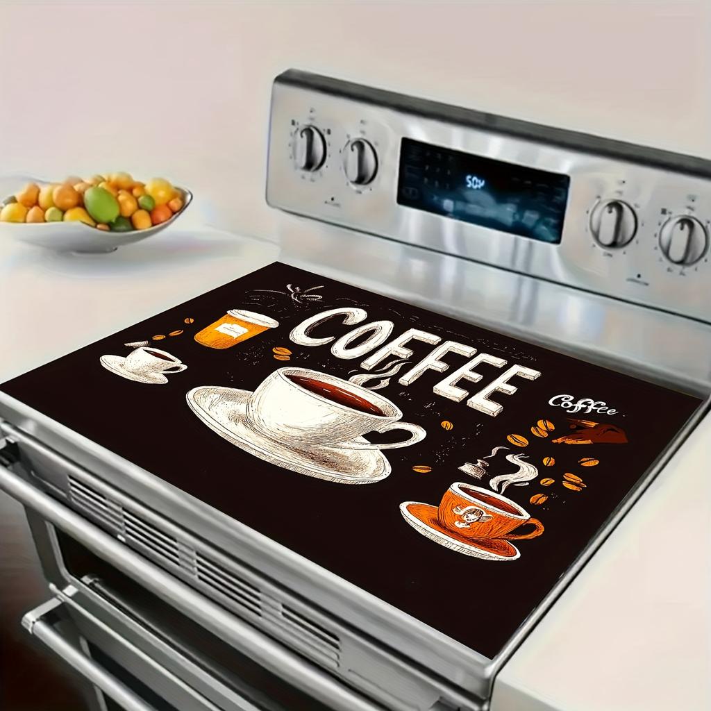 1Pcs Rubber Drying Mat With Retro Coffee Tableware For Coffee Shop Restaurant Kitchen Carpet Tableware Durable Diatom Mud Table Mat Pet Mat Coffeeware