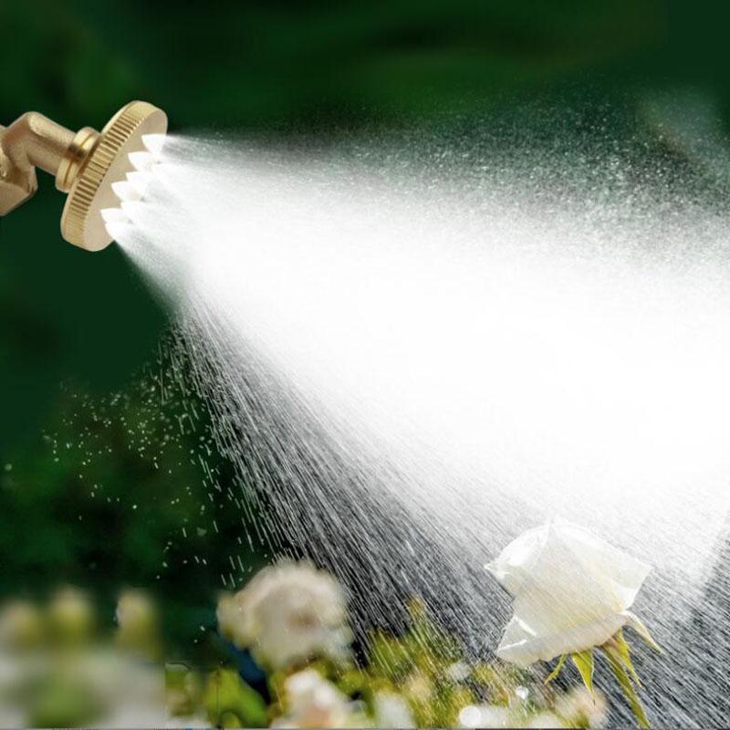 Mini Agricultural Copper Atomizing Nozzle Spraying End For Pressure Electric Sprayer Farming Garden Pesticide Spray Accessories
