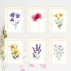 12pcs Vintage Floral Greeting Cards Set with Envelopes, Elegant Flower Invitations for Wedding Birthday Party Decor