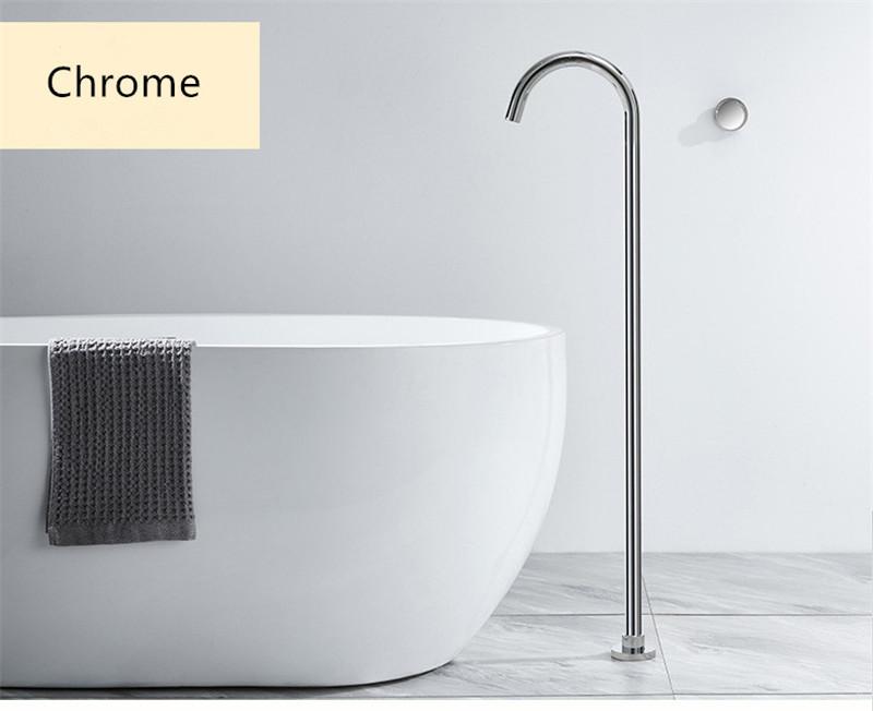 

Tuqiu Матовый золотой напольный смеситель для душа для ванны, черный смеситель для ванны, отдельно стоящий кран для ванной комнаты, смеситель для душа