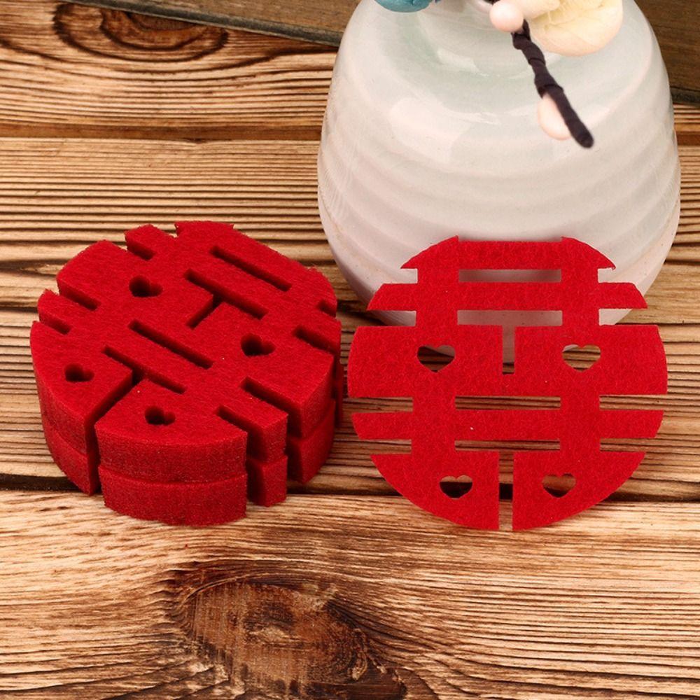 Double Happiness Mini Happiness Love Stickers Chinese Style Wedding Happiness Confetti  New year