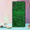 Snake Skin Case For Samsung Galaxy S21 S20 FE S22 S23 S24 Ultra Note 10 Plus Note 20 S8 S9 S10 Cover