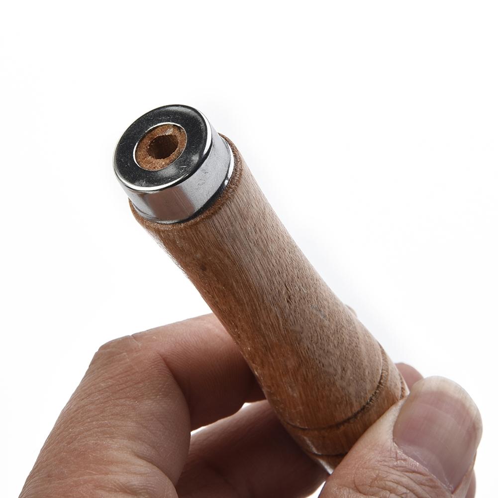 10*-Holzfeilengriff Ersatz Starker Metallkragen-Für Feile Handwerkzeug 9cm