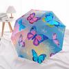 1pc Butterfly Pattern Automatic Opening/Closing Umbrella with Operation & Windproof Canopy yy260311096