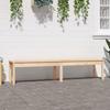 VidaXL 2-seater Garden Bench 203.5x44x45 Cm Solid Pine Wood 824018
