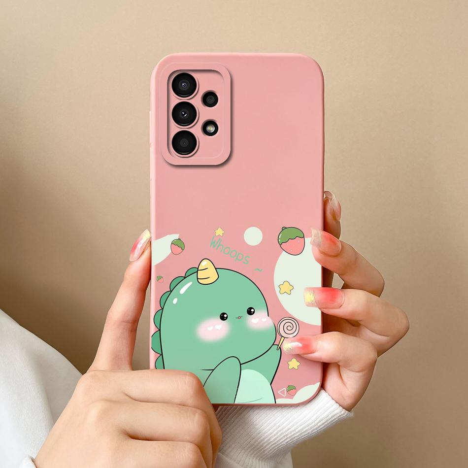 Case For Samsung Galaxy A13 A 13 4G 5G New Design Soft Liquid Silicone Full Coverage Back Cover Anti Slip Shockproof Bumper Capa