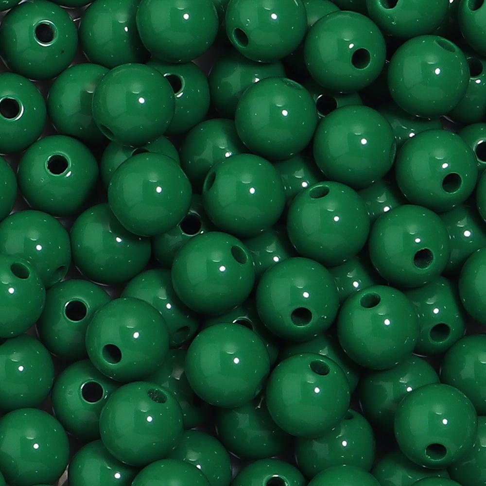 

Акриловые бусины круглой формы однотонные серии «Рождество» для самостоятельного изготовления цепочек для мобильных телефонов 20mm, 2mm hole (10 pcs)