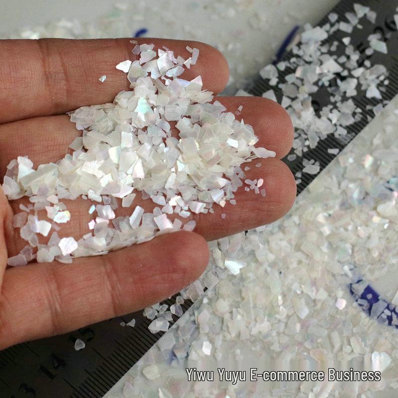 

Dazzling White Shell Fragment Nail Art Stickers & DIY Accessory Kit
