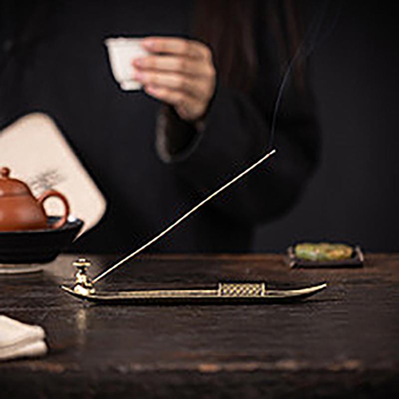 Kreativní stojánek na vonné tyčinky Stojánek na vonné tyčinky Loď Staří muži Rybaření Japonský styl Hořák na vonné tyčinky Aromaterapeutická ozdoba Domácí dekorace