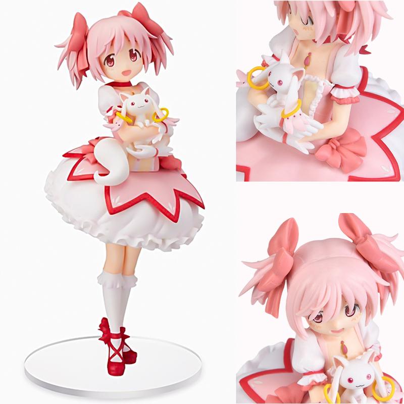 Anime Magikano 18cm Puella Magi Madoka Magica Figurka Model PVC Lalka Dekoracja Biurka Figurka Akcji Zabawki Kolekcjonerskie Prezenty dla Dzieci