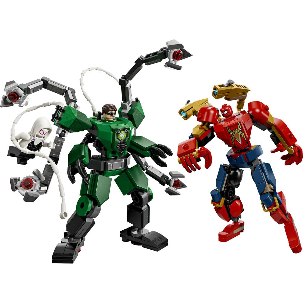 LEGO Marvel Spider-Man vs. Doc Ock's Mech Suit Showdown 76338 (Toy for Boys and Girls)