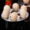 9 Holes Thicken Stainless Steel Foldable Steamer Multi-Function Pot Steaming Egg Rack Grill Stand Kitchen Heating Cooking Supply